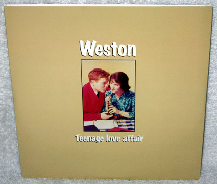 WESTON "Teenage Love Affair" 7" (Gern Blandsten) Black Vinyl